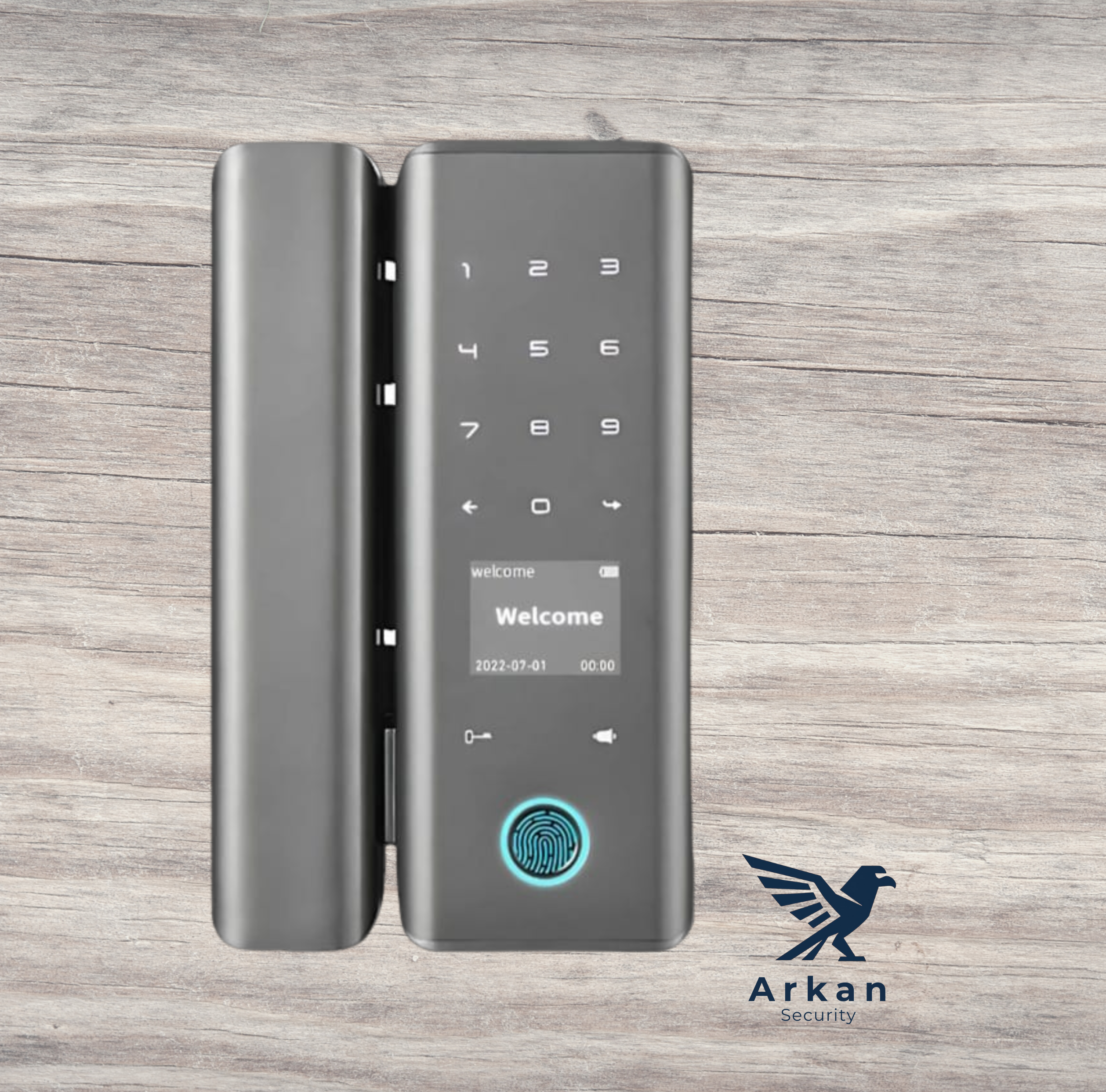 Fechadura Digital Wi-Fi para porta de vidro modelo ARK3 - IP65