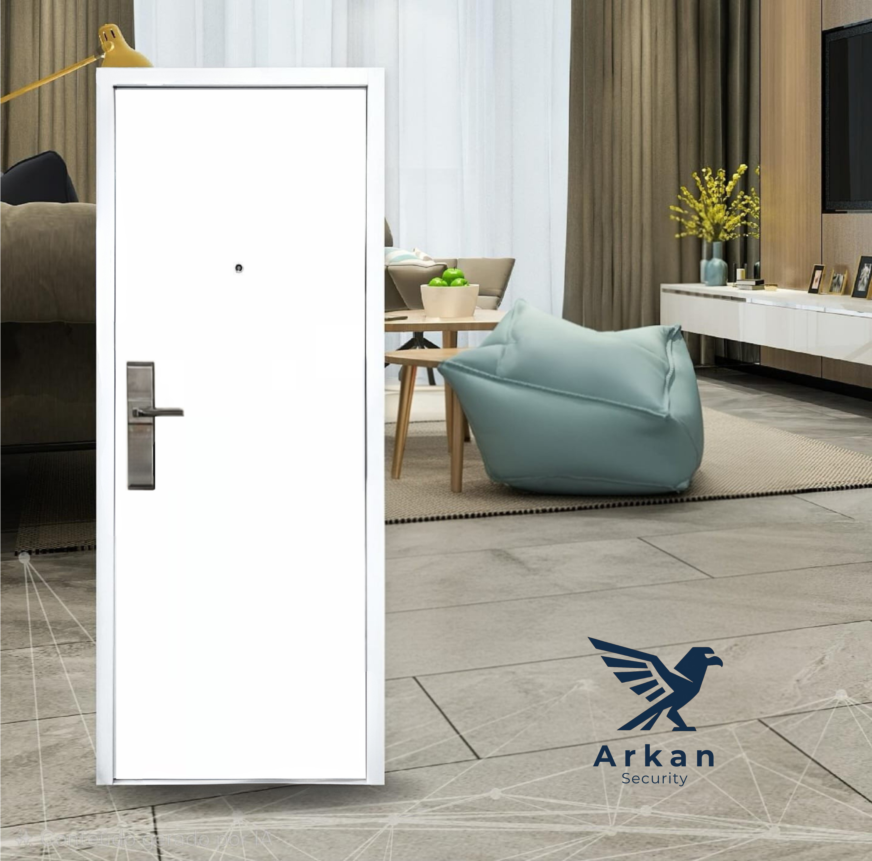 Porta Anti-Arrombamento Mecânica LE (Lado Esquerdo)